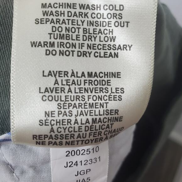 JAG Women's Ainsley Shorts Size 0 Jungle Palm Green Cotton Casual Chino Casual - Picture 7 of 8